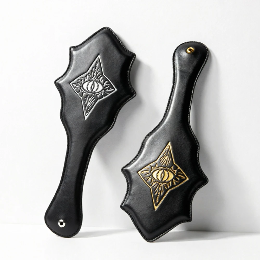 Pattern Flog Spank Paddle Whip Beat Submissive for BDSM Training Crop Leather Spanking Paddle Adult Sex Toys