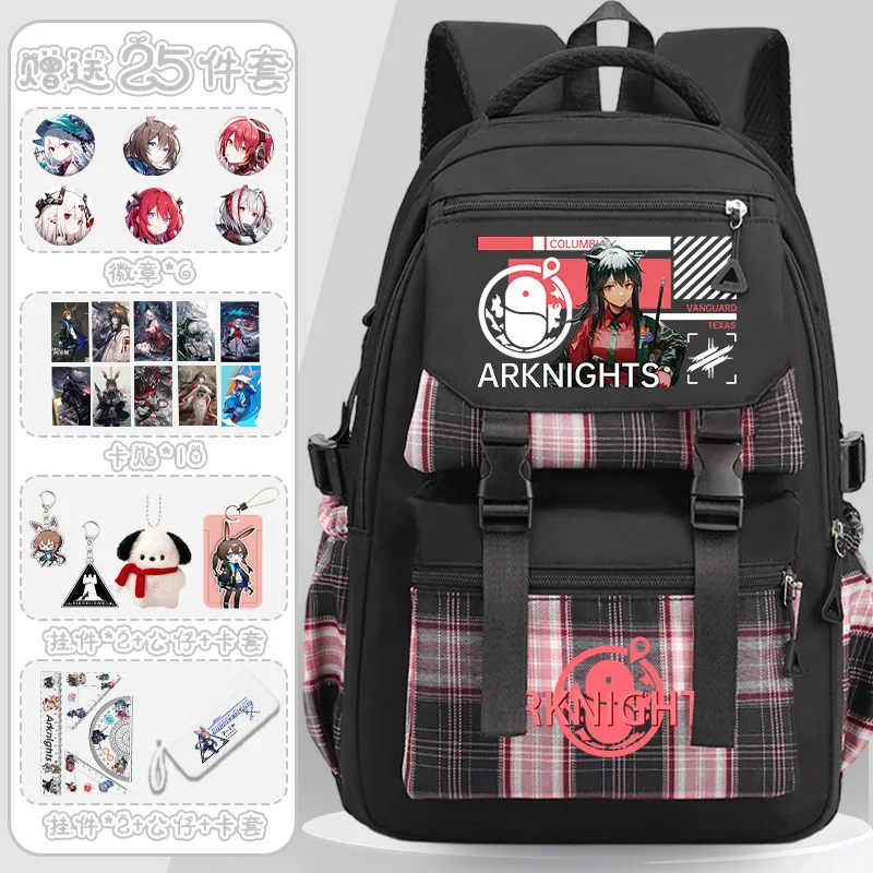 Arknights Students, Large Capacity Anime Game Merchandise Men And Women, Amiya Backpack For Senren A