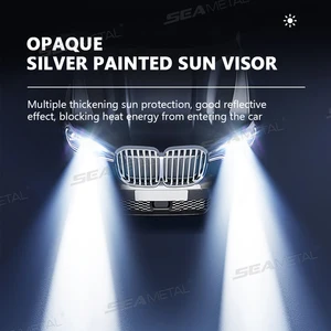 Blalion Car Windshield Sun Shade Blocks UV Ray Reflector Auto Windo Sun Shade Visor Shield Cover Protector折りたたみ折りたたみパラソル 10ベストセールスアウディTTレゴ-5