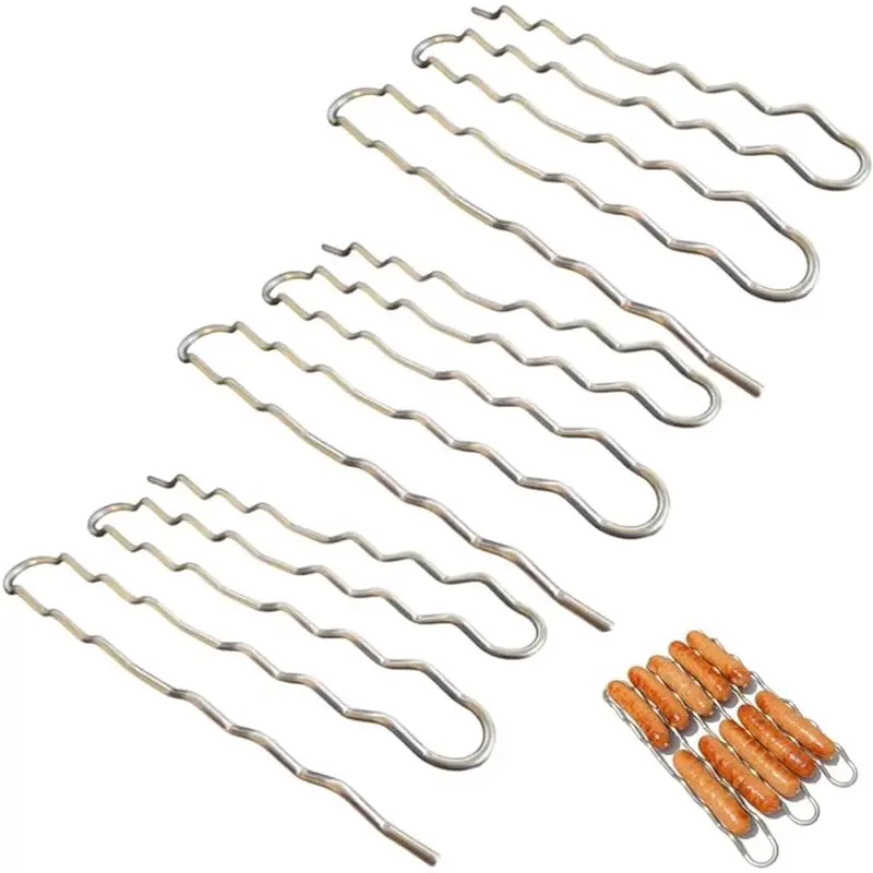 Hot Dog Roller Grill, BBQ Sausage Roller Rack, For Camping Outdoor Cookout, 3Pcs Hands-Free For Evenly Cooked Dog