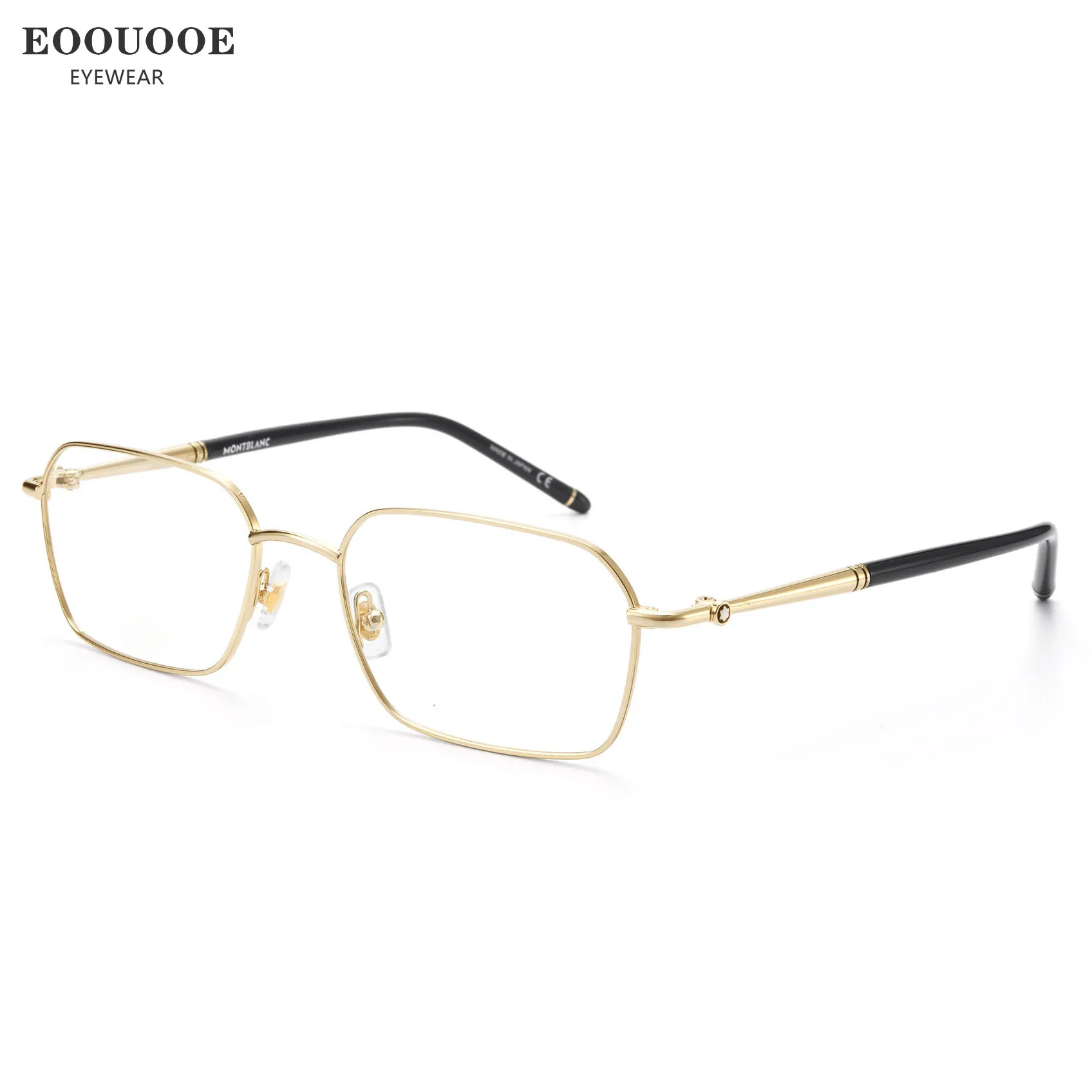 

New Fashion Men's Glasses Square Metal Eyewear Myopia Prescription Recipe Lentes Anti-reflection Oculos For Man