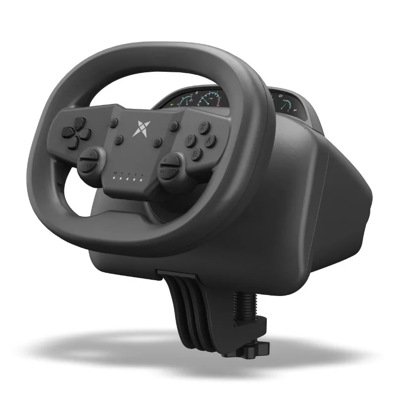Multi-Platform Bluetooth Game Wheel - Vibration Force Feedback for Switch/PS4/Phone/Tablet, Beginner-Friendly Racing Controller