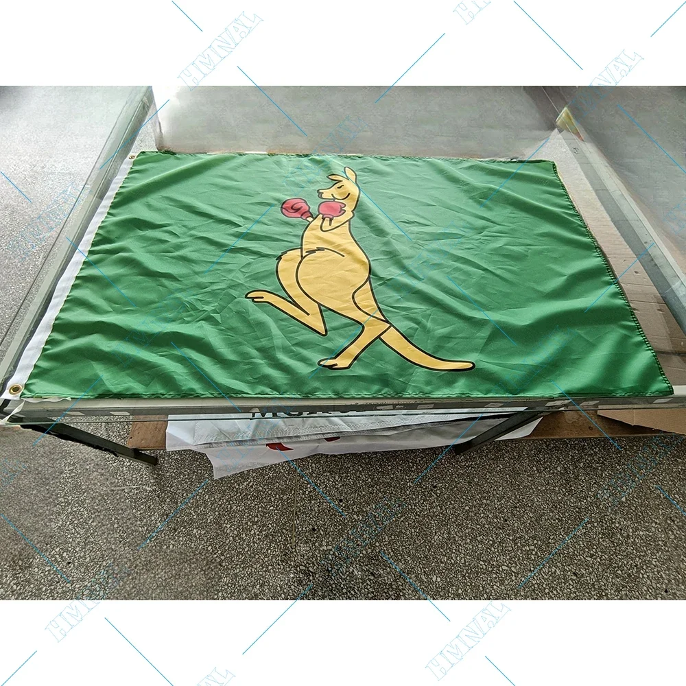 Custom 3'x5' Australia Kangaroo BANNER Digital Print Polyester Boxing Flag