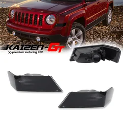 Smoked / Clear Lens Front Bumper Turn Signal Light Cover Housings For Jeep Patriot 2007-2017 No Bulb / Socket Car Accessories