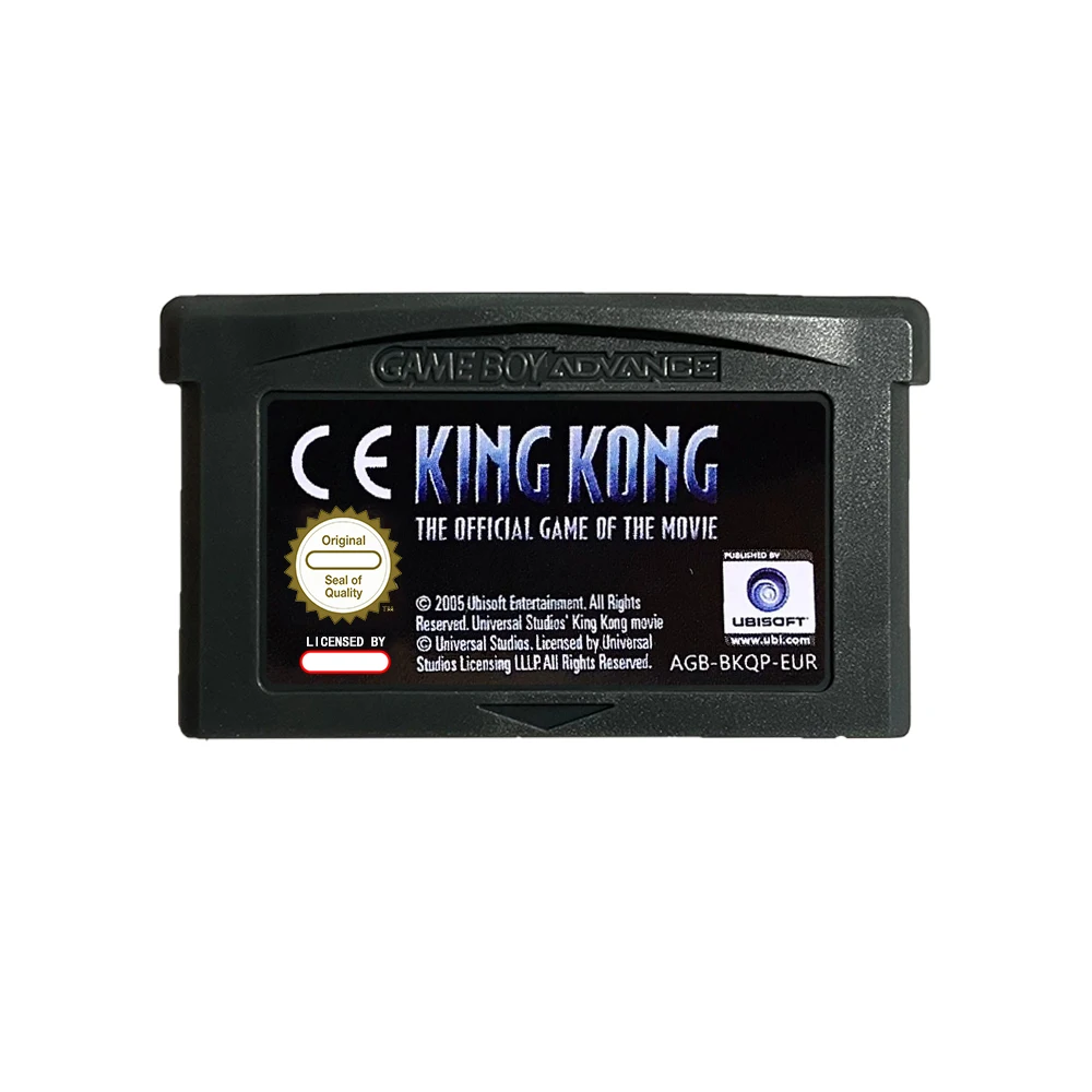 

King Kong: The Official Game of the Movie GAME BOY ADVANCE Cartridge 32 Bit Video Game For Nintendo GBA/SP/NDS Console - English