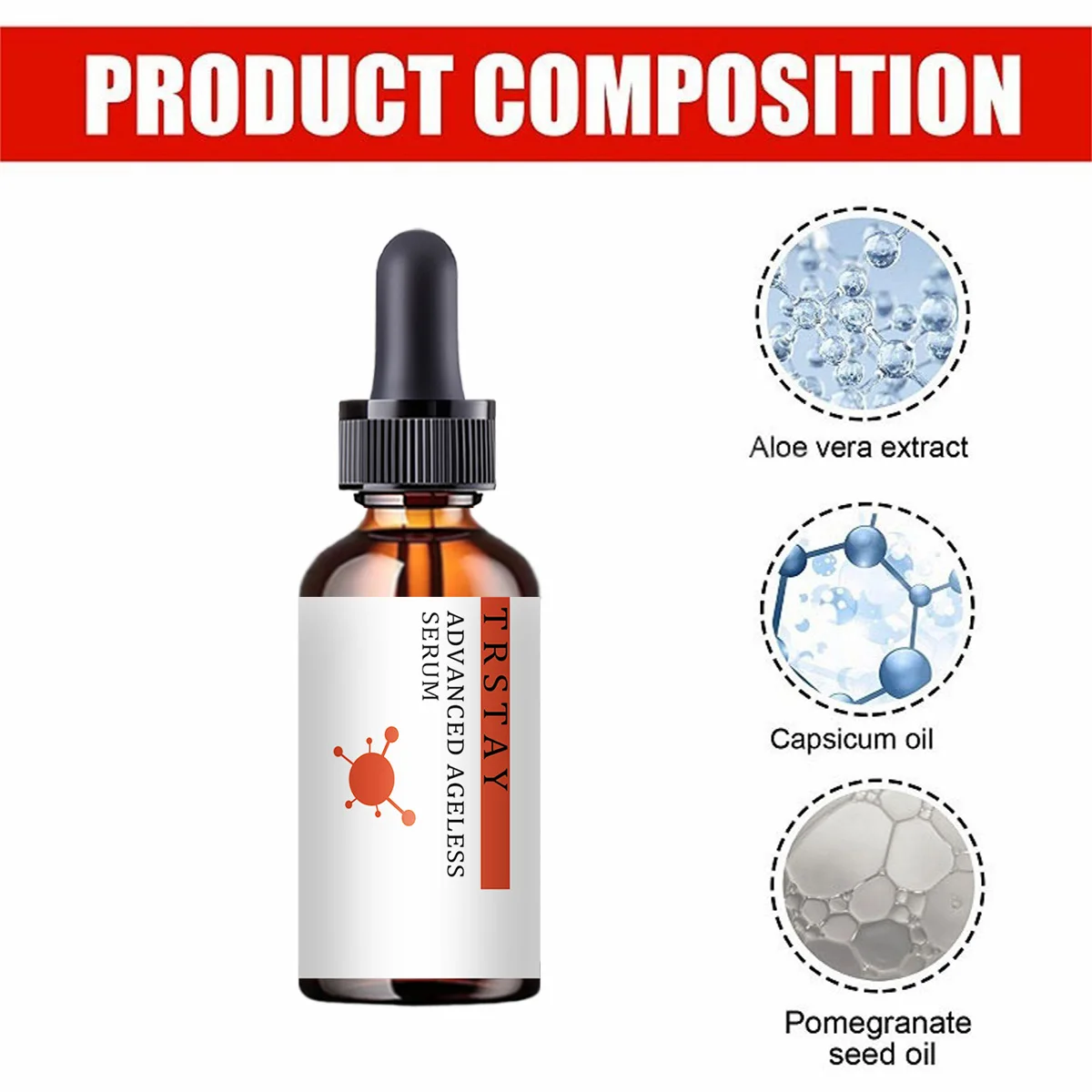 Collagen Wrinkle Remover Serum Lifting Firming Anti-Aging Fade Fine Lines Repair Face Essence Moisturizing Smooth Skin Care