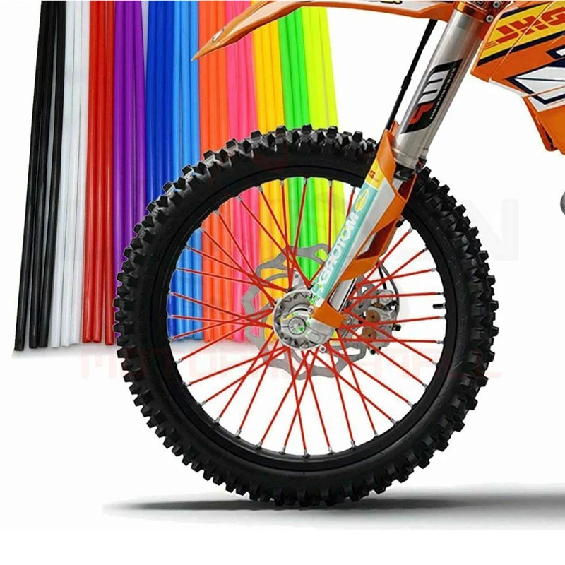 36 piece motorcycle spoke leather cover tire decorative rim protective cover protective cover suitable for bicycles motorcycles