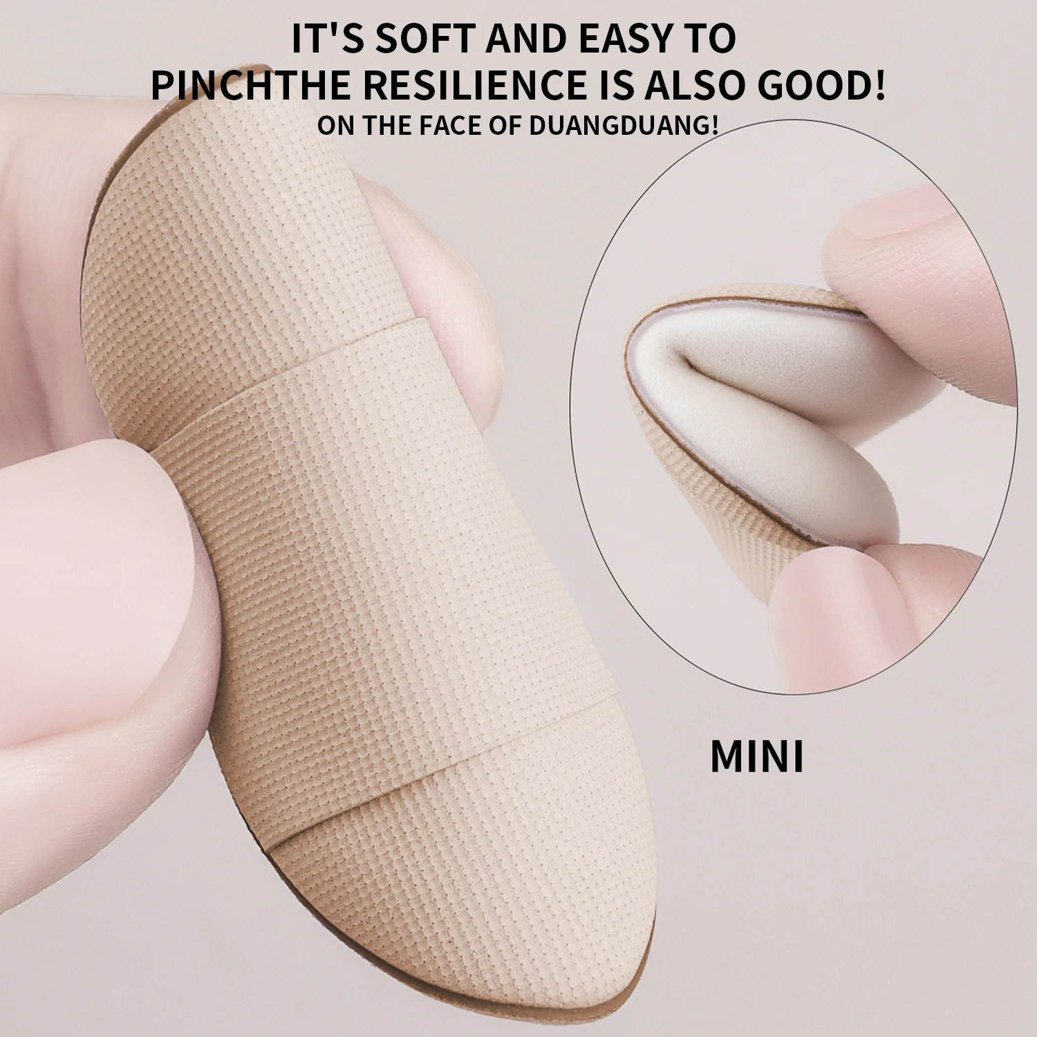 Finger Powder Puff Thumb แป้งขนาดเล็กพัฟ Finger Belly แป้งพัฟชี้หัว Make Up Small Finger Tip Air Cushion Mini Conce