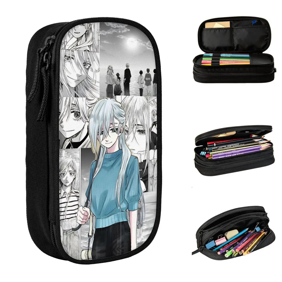 

Hoshina Subarus The Fragrant Flower Blooms With Dignity Pencil Case New Anime Pen Box Bag Girl Boy School Supplies Pencil Box
