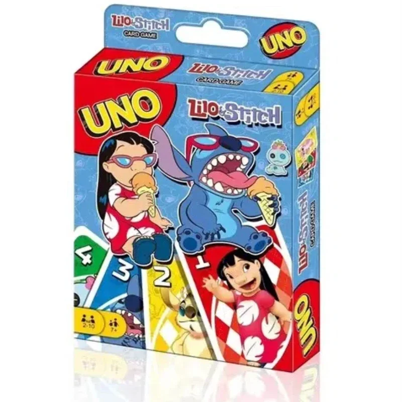 UNO Stitch Matching Card Game Minecraft Multiplayer Family Party Boardgame Funny Friends Entertainment Poker