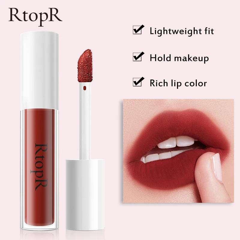 Lip Glaze Non-Stick Caramel Long Lasting Velvet Matte Texture Moisturizing Nourishing Silky Smooth Lip Makeup Health  Beauty