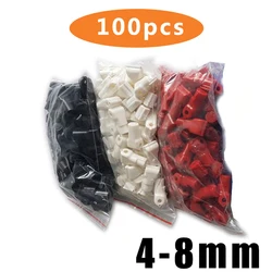 100pcs/Lot Anti-Theft EAS Stop Lock For Store Display Security Hook Stem&Peg Plastic 6mm Hole Diameter