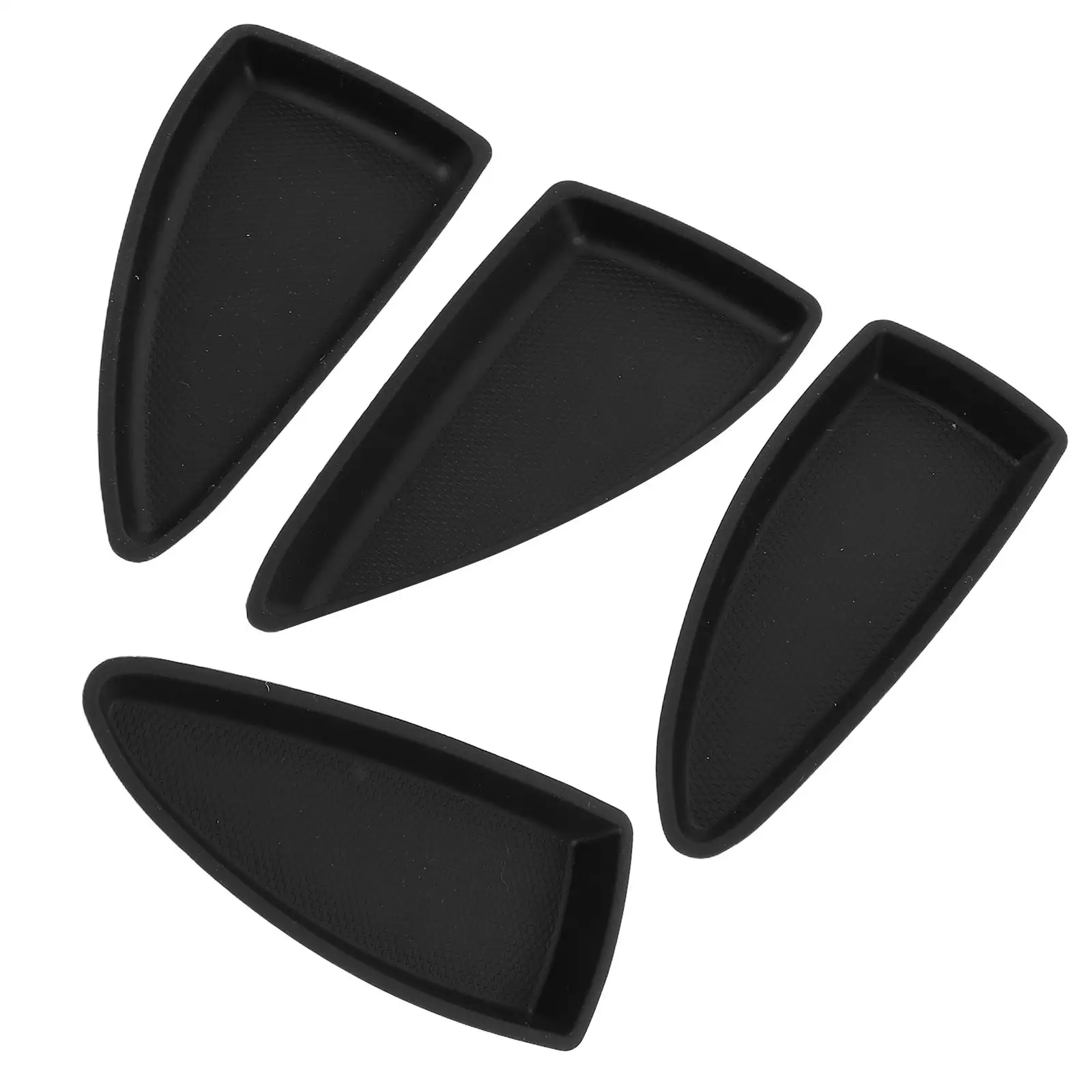 

4 Pcs Car Door Switch Bezel Cover Plastic Material Easy Replacement Front Rear Interior Accessories Vehicle Use