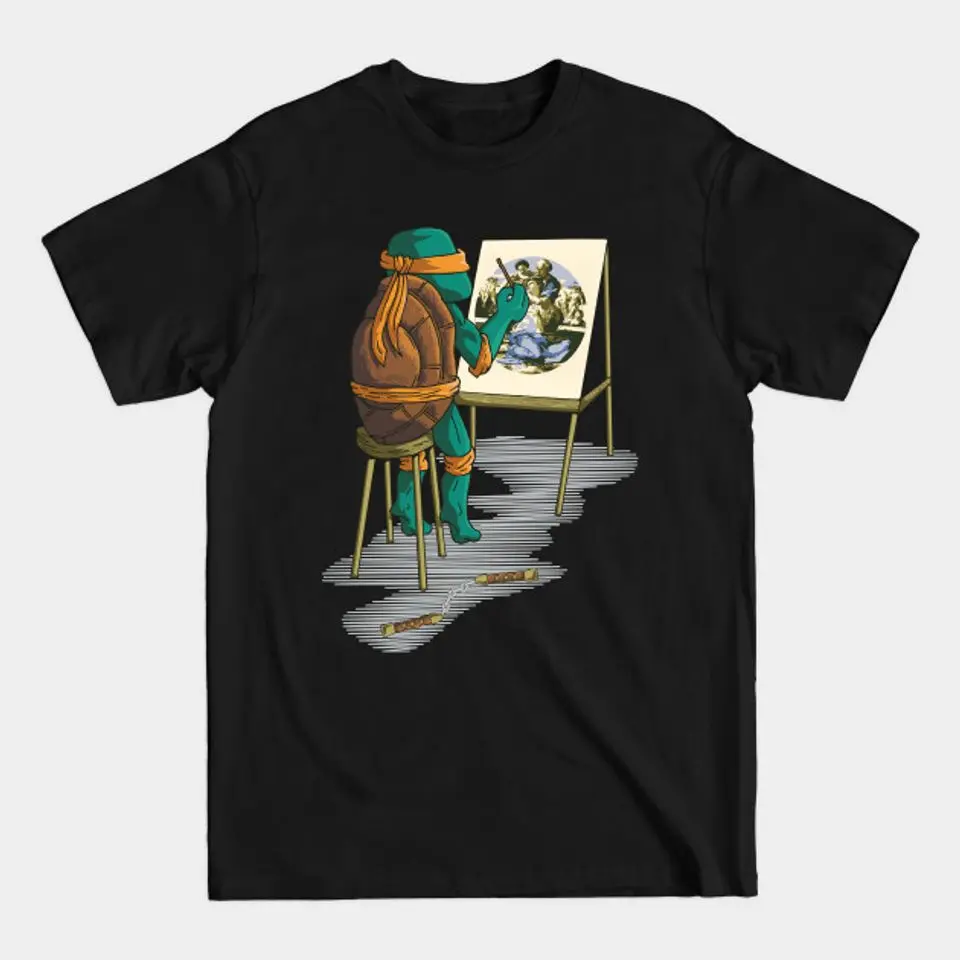 Michelangelo, the artist. T-Shirt Comfortable Soft Loose Fashion Tops Tees