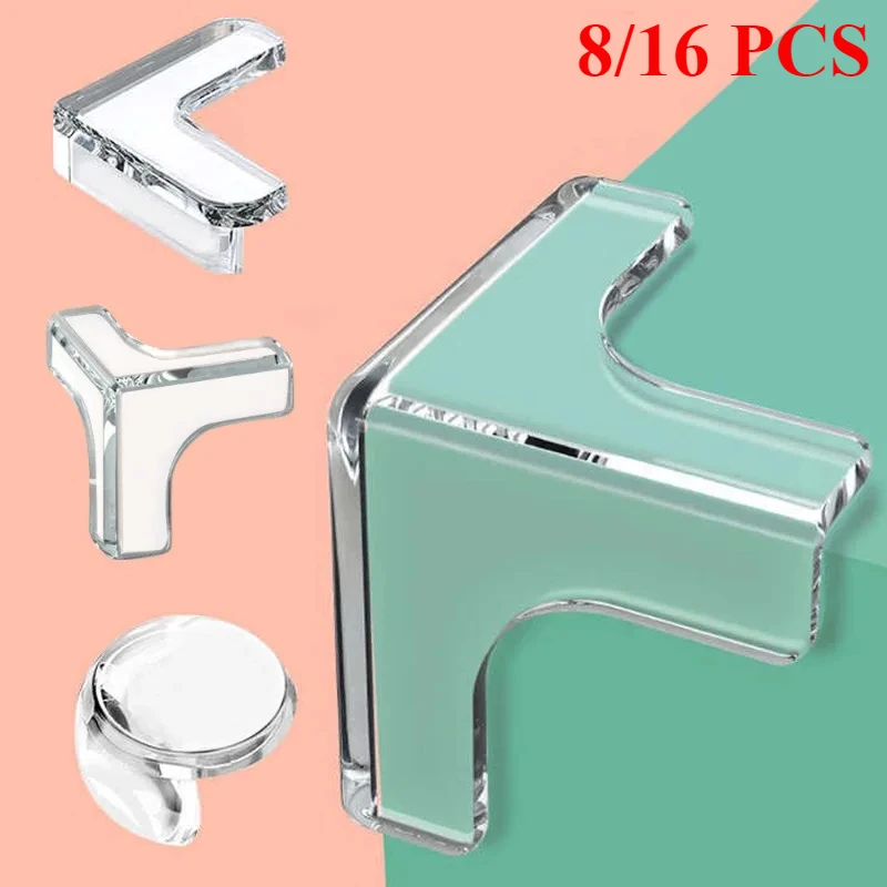 8/16Pc Upgraded Corner Protector Baby Safety Silicone Corner Guards and Edges Widened Thickened Furniture Table Corner Protector