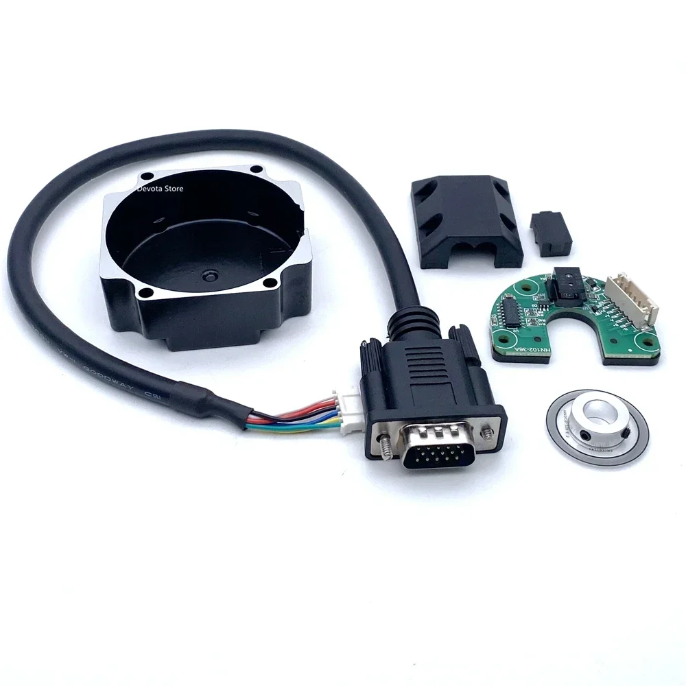 1000PPR AB bifásico para Motor paso a paso Industrial 57MM 9731 disco de código HN102-36A 8MM agujero 360PPR 1000 LPR DIY Nema 23