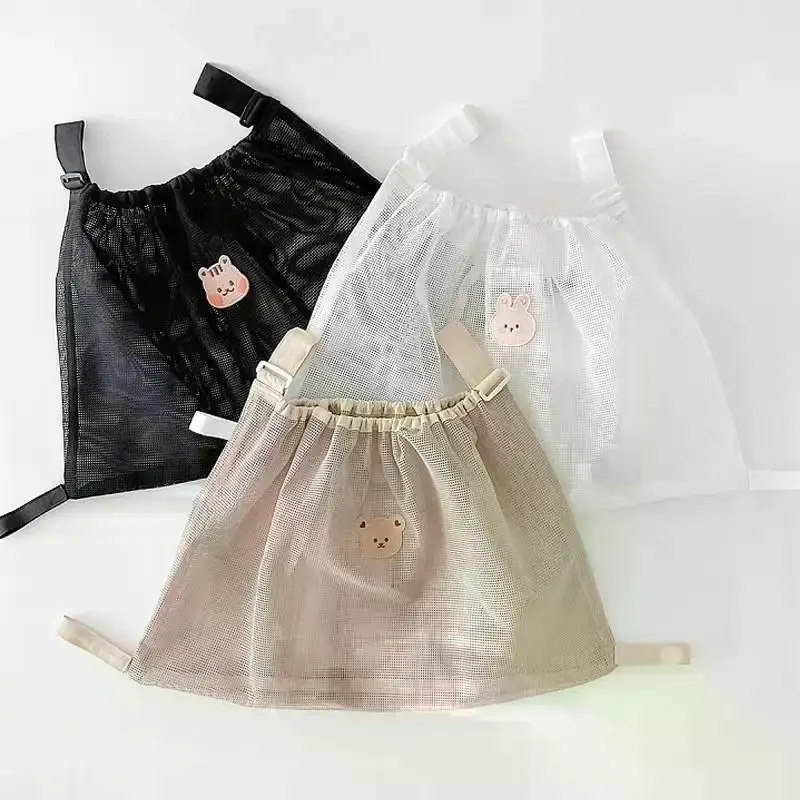 

Многоразовая подвесная сумка для коляски, летняя сетчатая сумка-органайзер для коляски, сумка для подгузников и детских принадлежностей, вместительный аксессуар для коляски