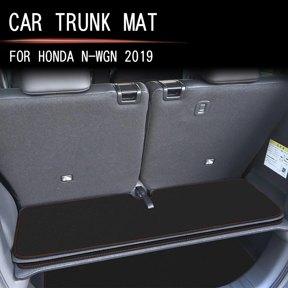 

Кожаный коврик для багажника Honda N-WGN 2019-2025, полностью закрытый специальный коврик для задней двери, защитный коврик для задней двери