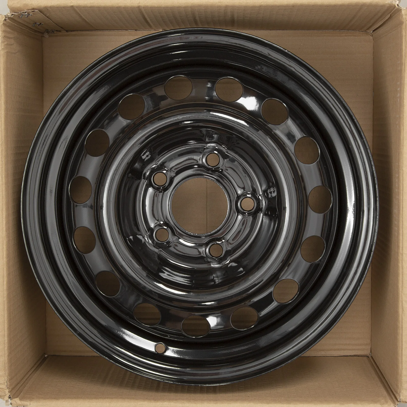 

15x6 Inch Black Steel Wheel Rim Fit 2017-2020 Hyundai Elantra 5x114.3 PCD ET46 CB67mm Replacement Factory Steel Wheel with Multi Hole Design Gloss Black / Chrome Plated Optional