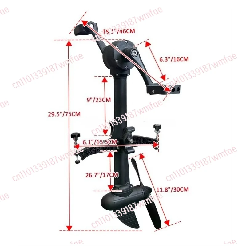 

Plastic Kayak Foot Pedals Propeller System Forward and Rear Movement Fin Drive Marine Canoe Accessories Durable