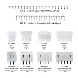560Pcs Pin2.54 2/3/4/5Pin Male Female Wire Jumper Connector Adapter Plug Assorted Kit Box
