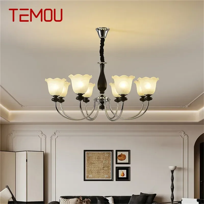 

TEMOU Contemporary Pendant Lamp Luxury Living Room Dining Room Bedroom Hotel Villa Cafe Home Decoration Chandelier