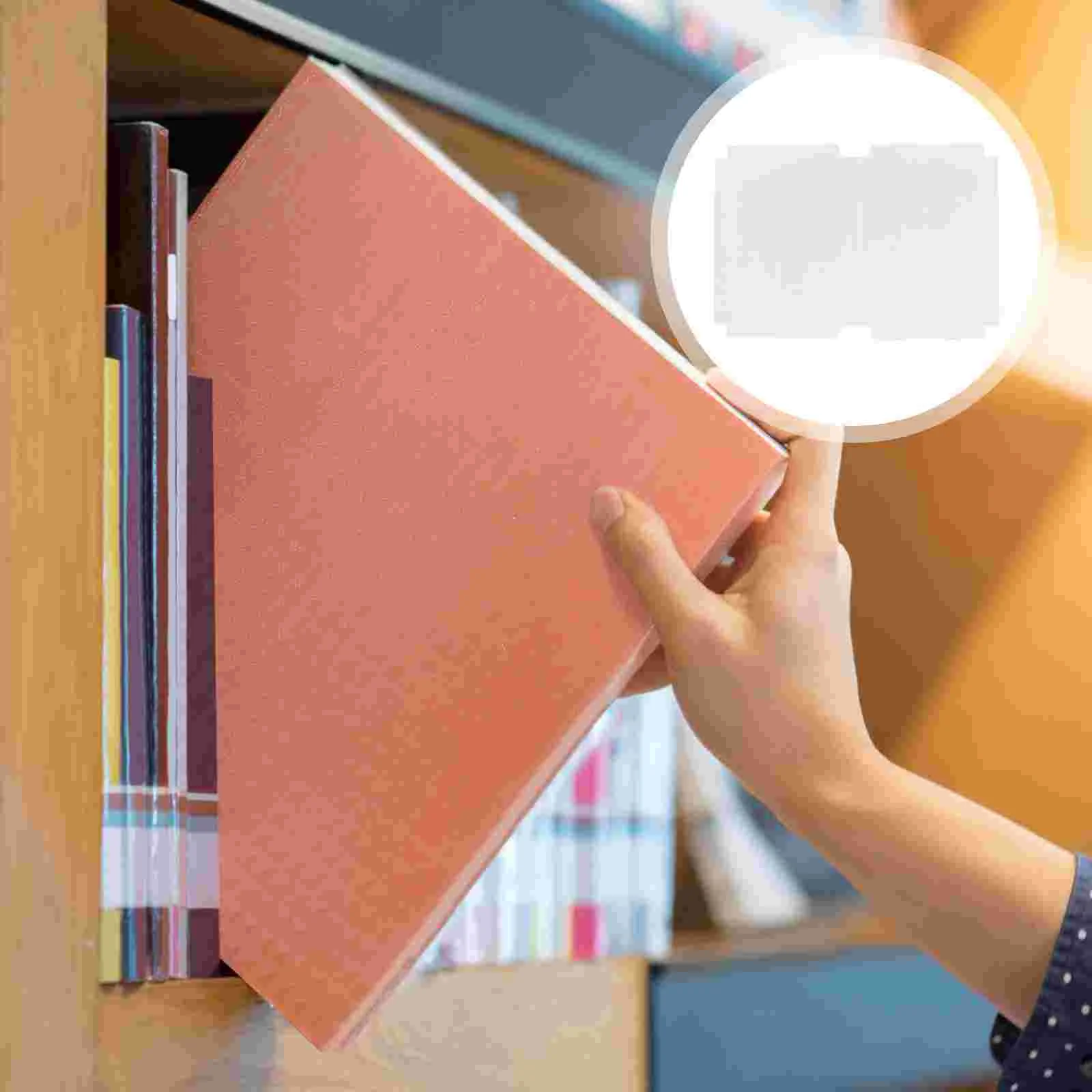 10 Pcs Self-adhesive Book Cover Covering Clear Protector Document Paper Vinyl Hardcover Books