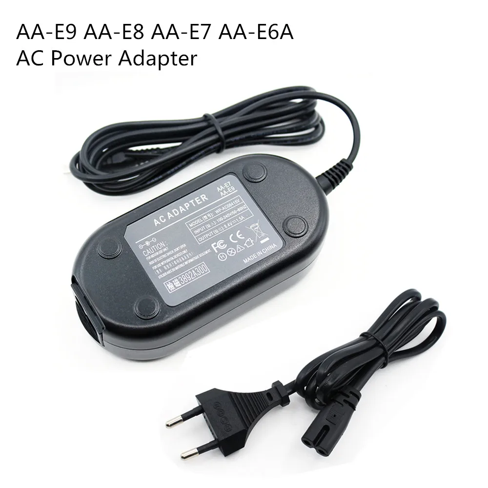 AA-E9 AA-E8 AA-E7 AA-E6A Replacement AC Power Adapter for Samsung Camcorders SMX-F34BN SC-D86 D200 SC-MX10 SC-HMX10 SMX-F30BN Mo