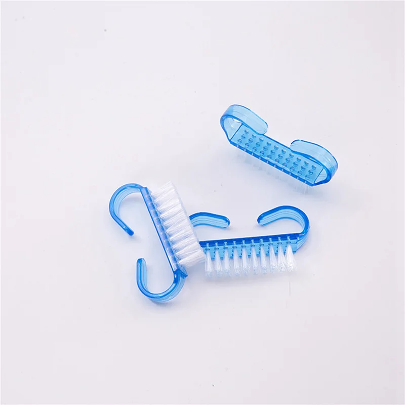 AA20-20Pcs Nail Cleaning Brushes Multicolor Hand Fingernail Brush Cleaner Scrubbing Kit Pedicure For Toes And Nails Manicure