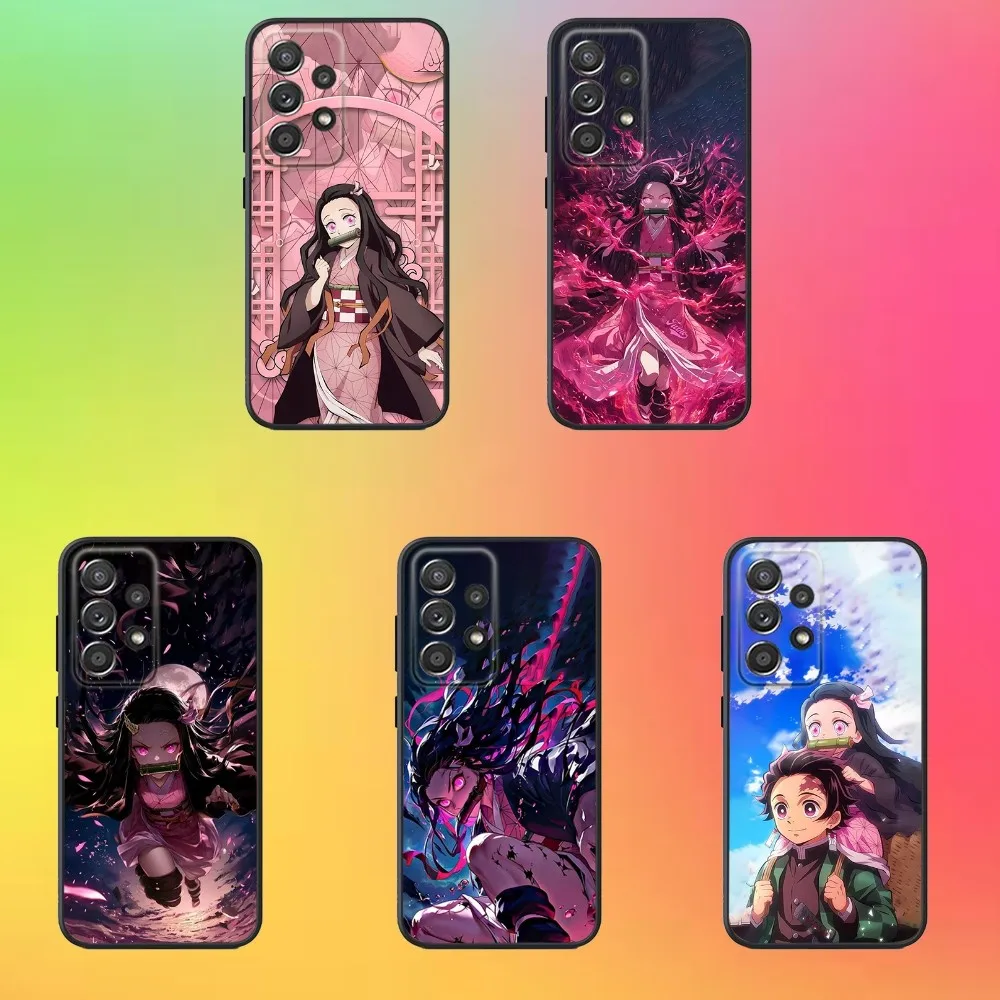 

Cute S-Slayers K-Kamados Phone Case For Samsung S25,S24,S21,S22,S23,S30,Ultra,S20,Plus,Fe,Lite,Note,10,9,5G Black Cover