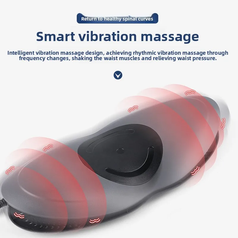 

Lumbar spine massage electric intelligent remote control vibration hot compress therapy pulse infrared lumbar traction device