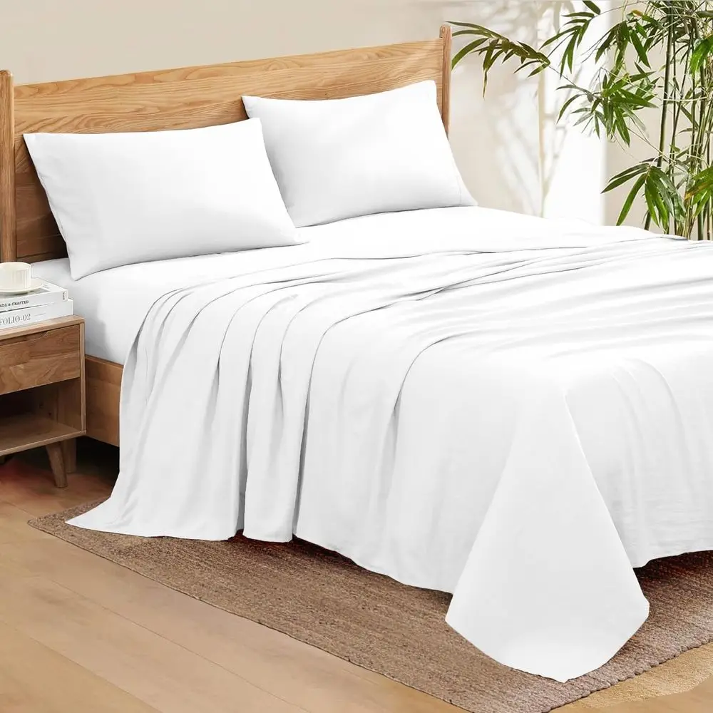 Hotel Luxury 1500 Thread Count 4-Piece Bed Sheet Set Authentic Heavy Egyptian Cotton its Mattr15