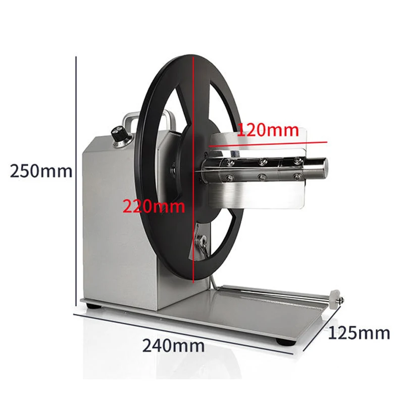Automatic Label Rewinder Q6 Speed Control Roll Paper Rewinder Barcode Self-adhesive paper Two-way Rewinding Label machine