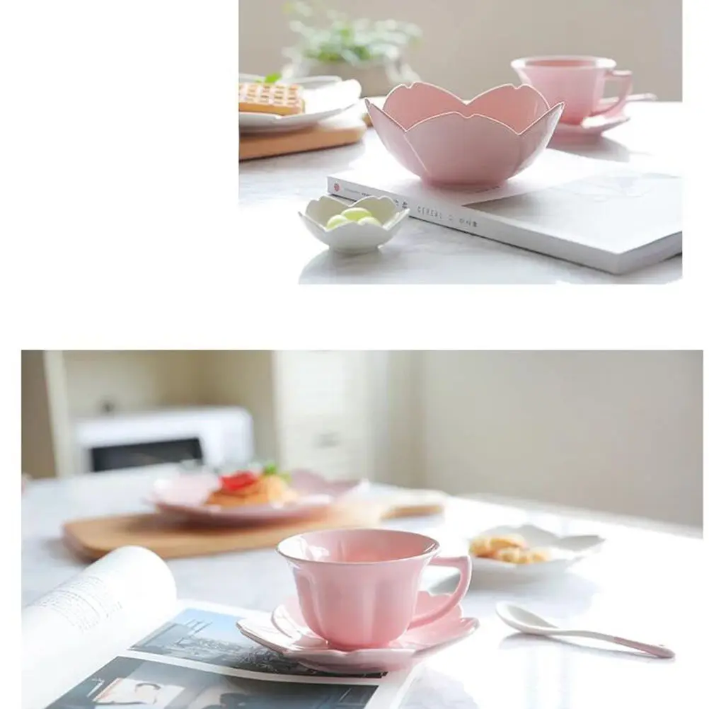 

1 шт. 6-дюймовая керамическая чаша в японском стиле, в форме цветка, для сервировки закусок и фруктов, ретро-декор для дома, модная посуда