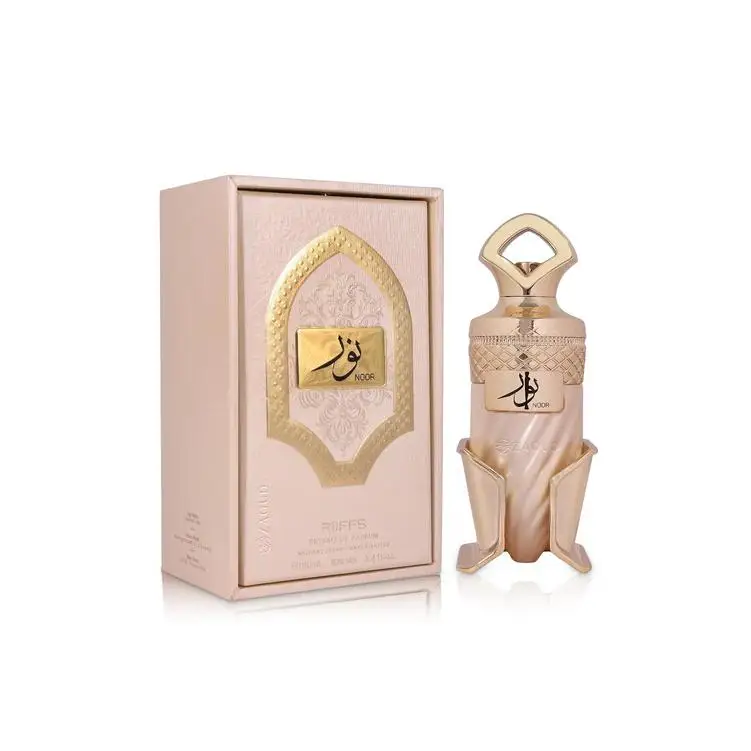 Noor Extrait de Parfum RIIFFS 100 ml · Perfume Unisex de Alta Concentración · Fragancia Elegante y Sofisticada con Larga Duración · Aroma de Lujo Árabe Floral y Ambarado · Perfume Premium para Hombre