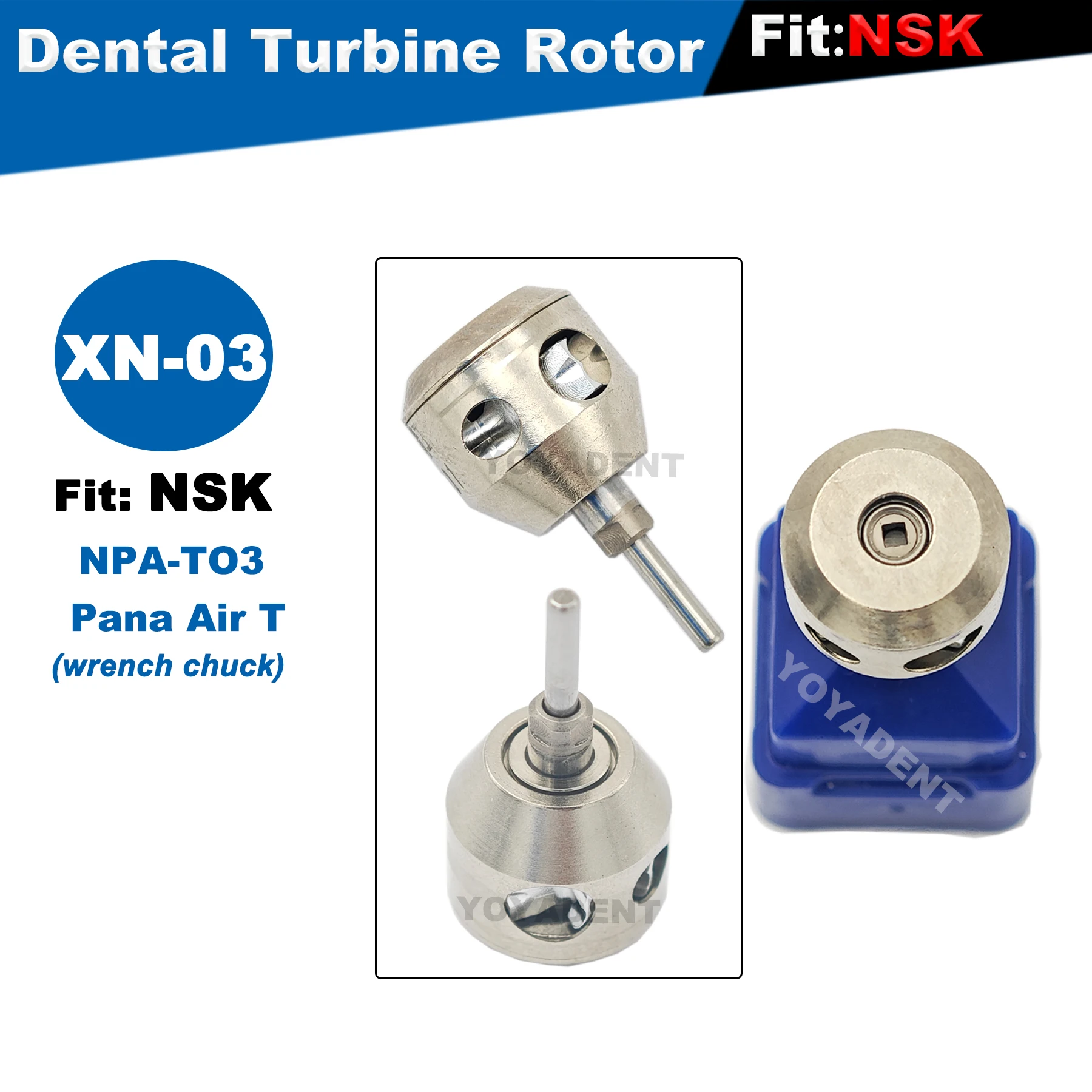 Dental Turbine Cartridge Rotor Fit NSK NPA-TU03 Pana Air TU Push NPA-TO3 Pana Air T chuck High Speed Handpiece Dentists Tools