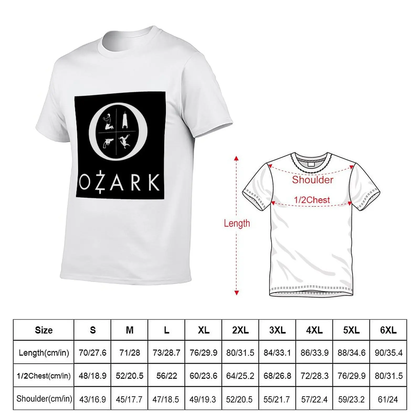 Ozark - Series T-Shirt men t shirt cotton 100% cotton tshirt 100% T-Shirt