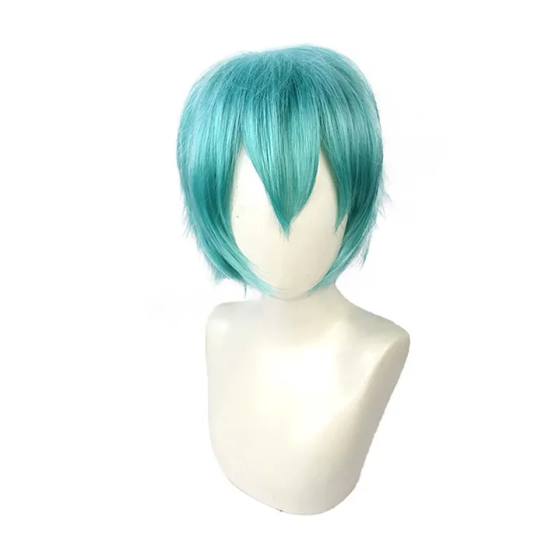 

Halloween Costume Party Anime Men Miku Blue Cosplay Wig fg8'.