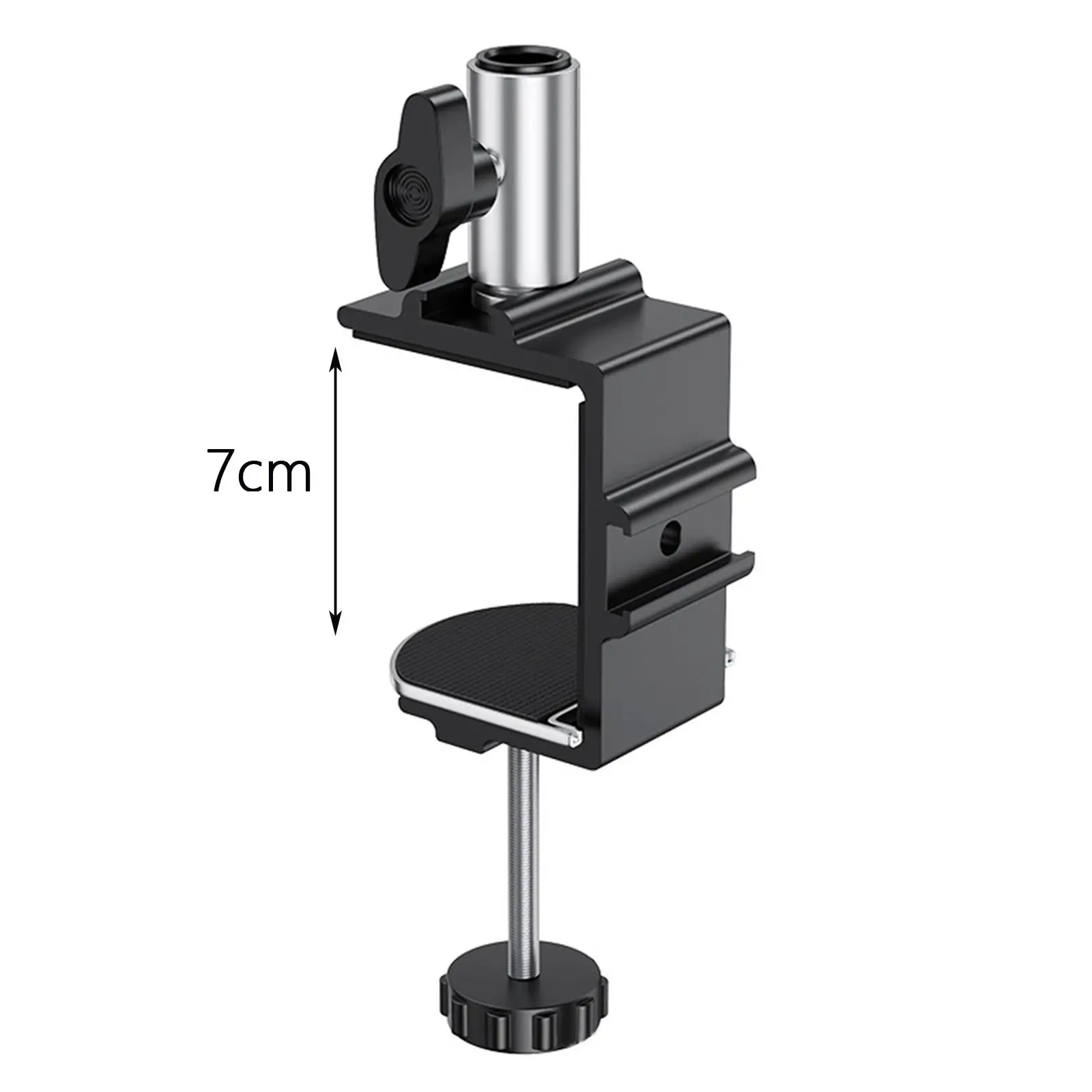 Desk Mounting Clamp Strong Easy to Clip C Shape Arm Table Mounting Stand for readingWorking Presentation Office Recording