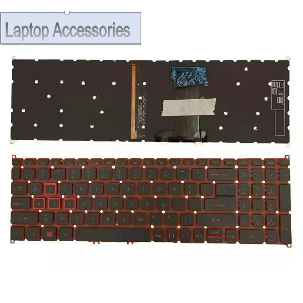 F (With end key/power button) Laptop No Backlit/Backlit Keyboard For ACER Spin 5 SP515-51N SP515-51N-51GH 59EE 51GN English US N