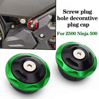 For Kawasaki Z500 Z 500 NINJA500 NINJA 500 Motorcycle frame screw plug hole waterproof decorative plug cap accessories Z500