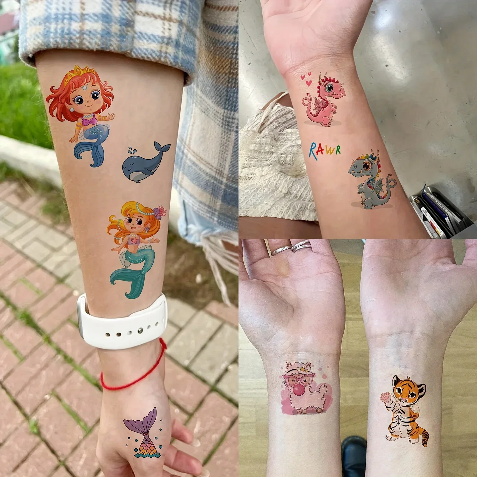 10pcs/set Ball Tattoos Stickers for Kids Arm Chest Wrist Hand physical exercise Football Basketball Baseball Rugby Child Tattoo