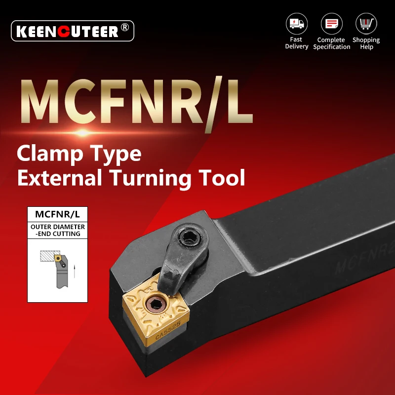 

Токарный инструмент MCFNR MCFNL MCFNR2020 MCFNR2525 MCFNR3232, токарный станок с ЧПУ, режущий инструмент, режущий стержень