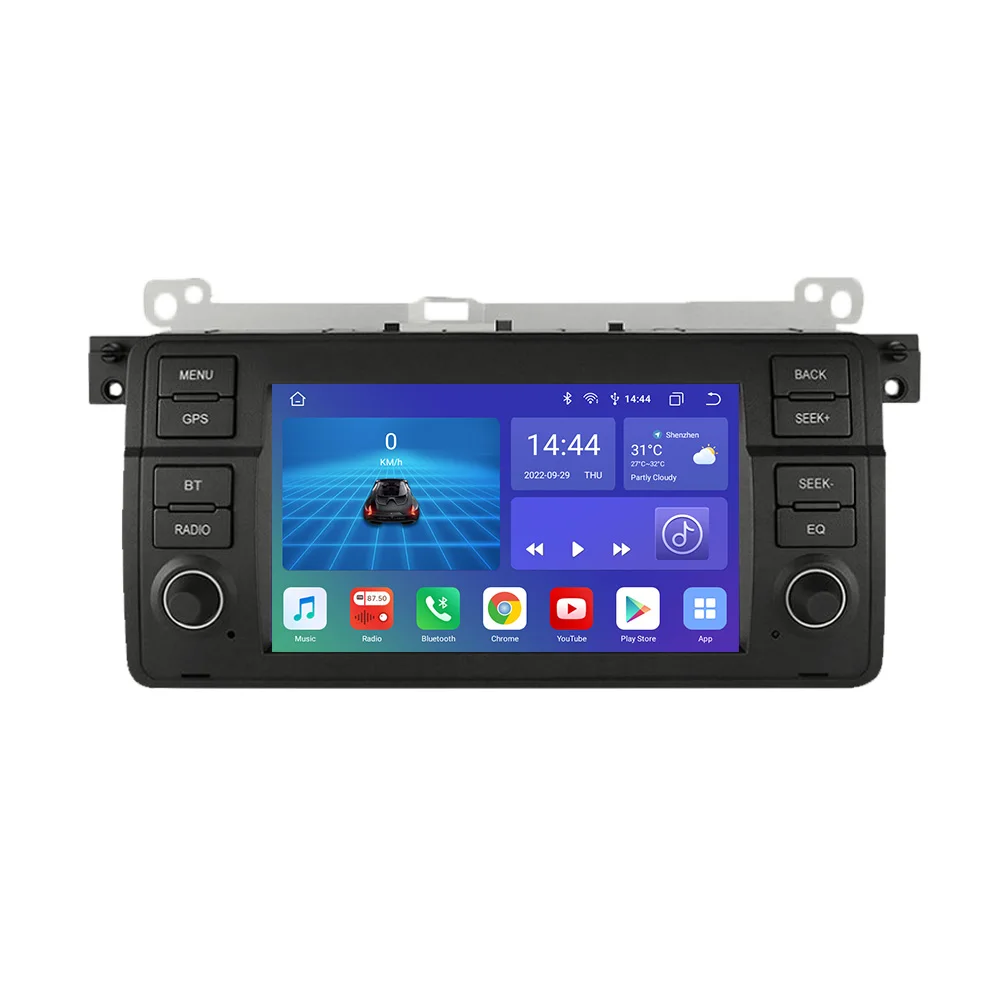 Hizpo 2Din Android 13 Auto Radio Für BMW E46 M3 318/320/325/330/335 Rover 75 Coupe Auto Multimedia GPS Drahtlose CarPlay AUTO DSP