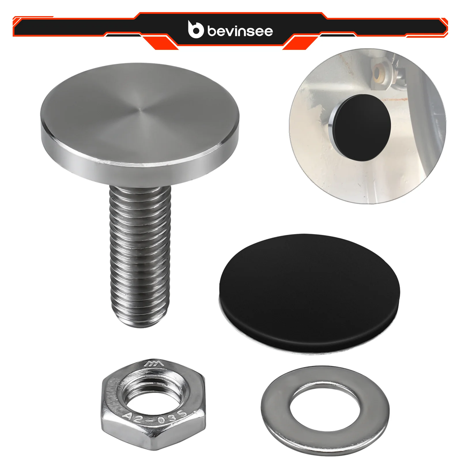 

BEVINSEE Short Clutch Stop for BMW E46 E36 M3 E30 E39 Z3, only fit for Manual Transmission Models