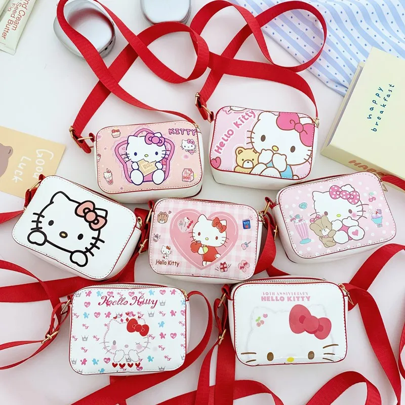 

Сумка-кроссбоди Sanrio Kawaii Cute Princess, милая детская сумка с мультяшным принтом, портативная маленькая сумка для девочек, подарок на день рождения, подарок на Рождество.