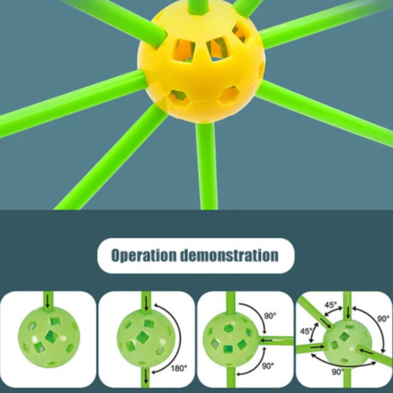 ألعاب البناء ثلاثية الأبعاد DIY مجموعة مكعبات بناء القلعة للأطفال لعبة تجميع بناء المنزل التظاهري هدايا عيد الميلاد للأطفال #3