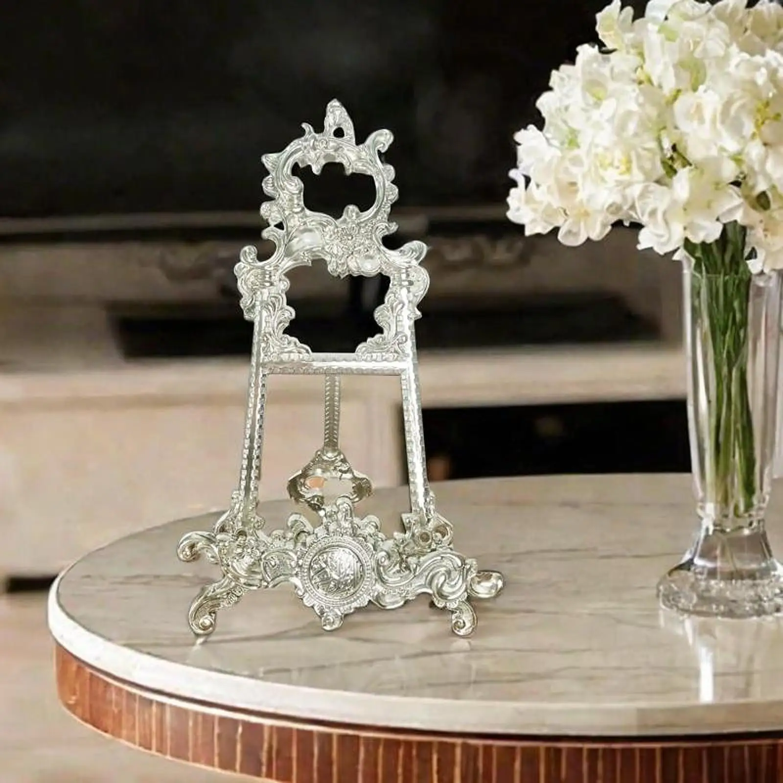 display-easel-stand-tabletop-photo-frame-recipe-book-menu-sign-painting-holder-zinc-alloy-for-home-office-gallery