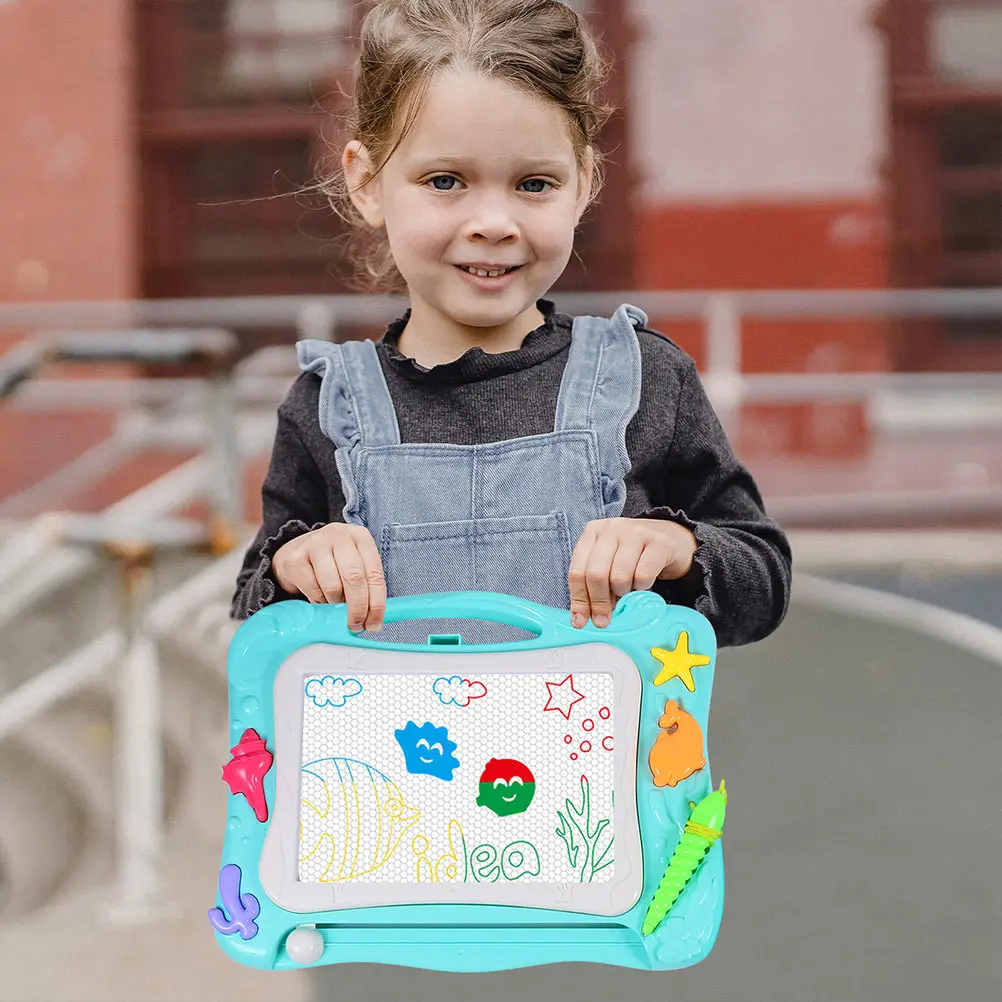 

2Pcs Colorful Magnetic Writing Board Children Drawing Board Creative Play Toy Durable Material
