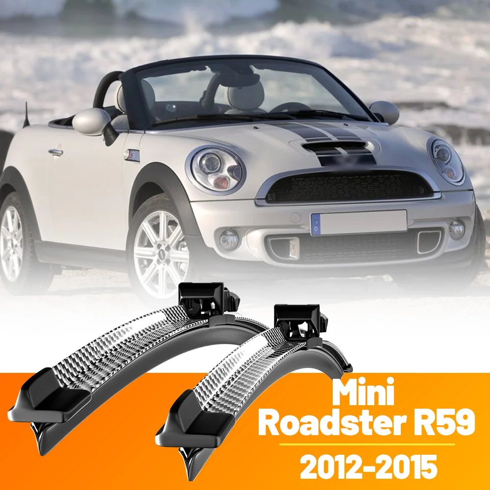 2 Stück Frontscheibenwischerblätter aus Kohlefaser für Mini Roadster R59 2012-2015 2013 2014